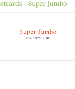 Postcards - Super Jumbo